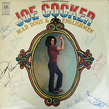 myRockworld memorabilia: Joe Cocker - Mad Dogs and Englishmen, 1970 LP, very rare, belonged to the legendary Larry Tent, Music fotographer and Journalist from Houston